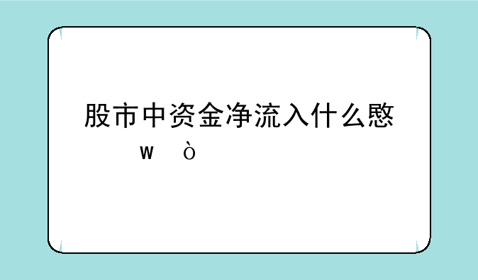 股市中资金净流入什么意思？