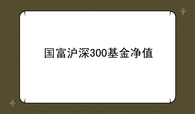 国富沪深300基金净值