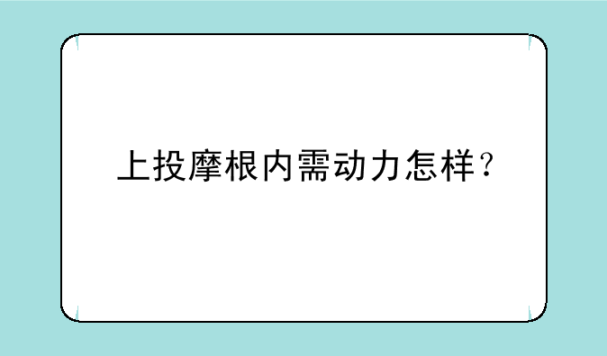 上投摩根内需动力怎样？