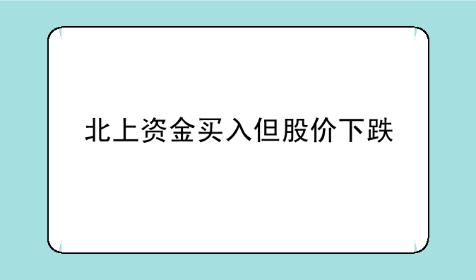 北上资金买入但股价下跌