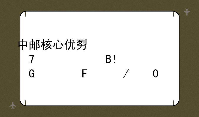 中邮核心优势灵活配置混合A近一周下跌1.02%