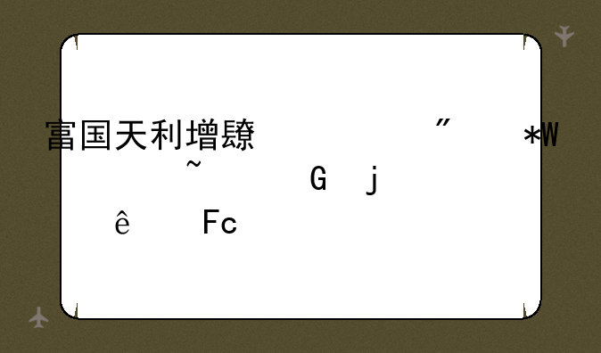 富国天利增长债券投资基金的主要人员情况