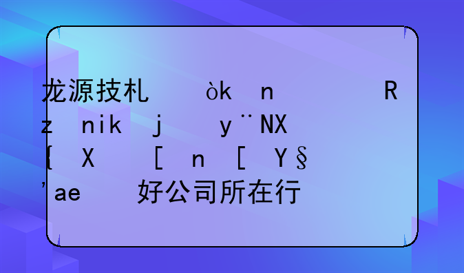 龙源技术：相关政策方案的出台将长期利好公司所在行业